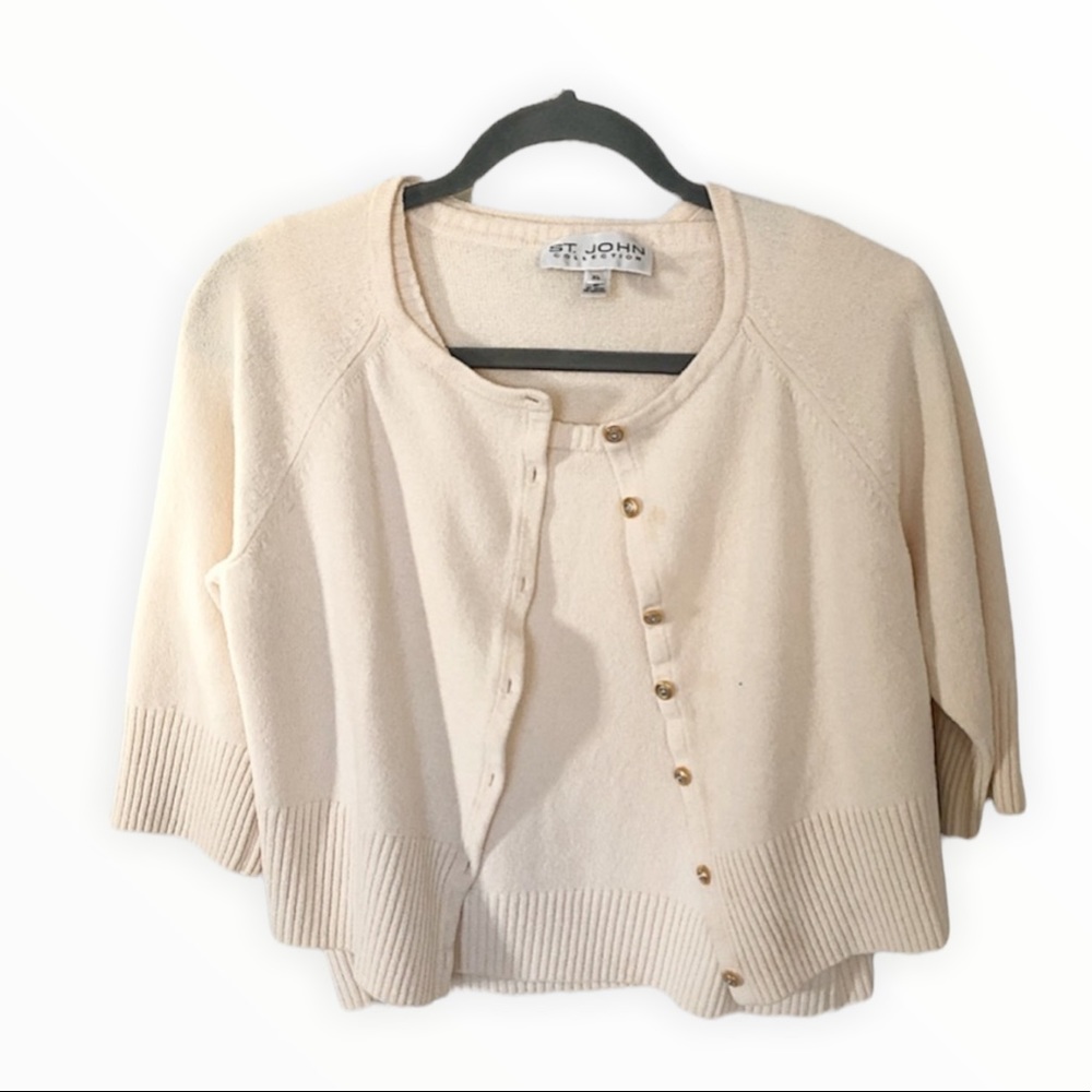 St. John XL sweater set